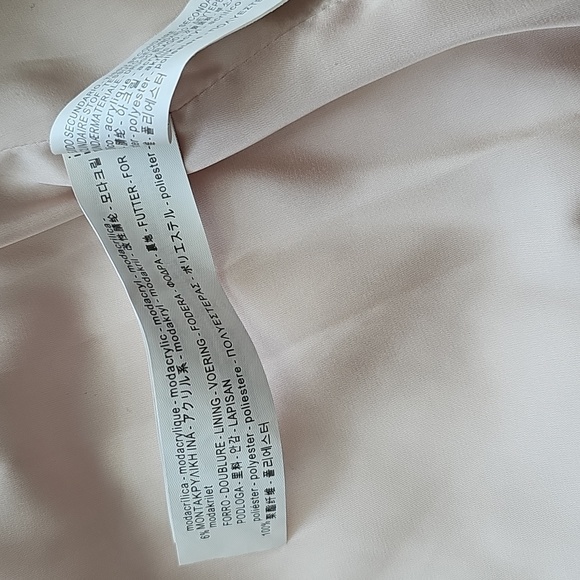 Zara Woman Faux Fur Jacket in Cream and White - Picture 4 of 6